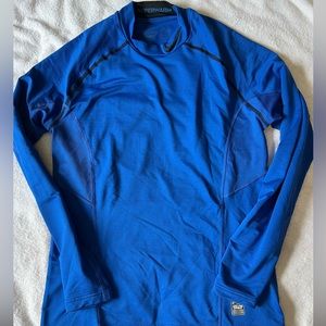 Mens Nike hiperwarm top blue size large